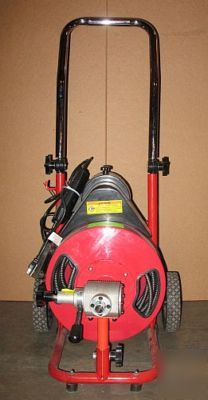 50' commercial electric drain cleaner sewer snake auger