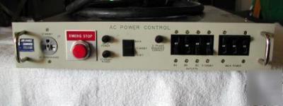 Ac power control panal w/220 volts in 13282910 
