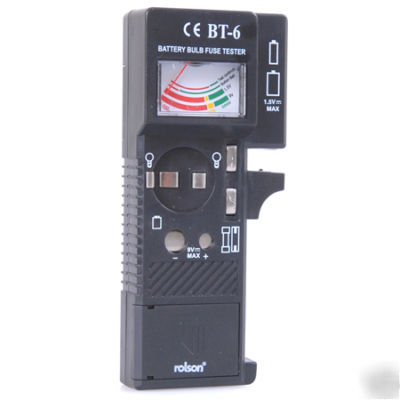 Battery bulb & fuse tester universal for all sizes 134
