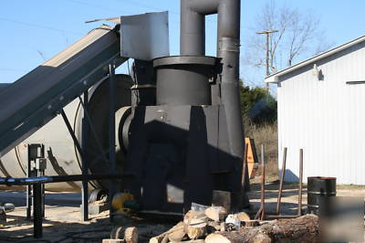 Biomass burner stove wood shavings or sawdust drying
