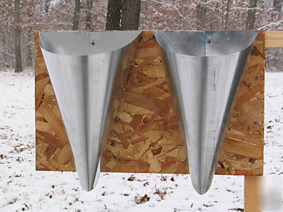 Chicken poultry killing restraining processing cones