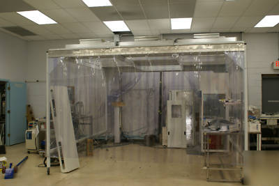 Clean room , modular, softsides, 12BY12 on wheels, hepa