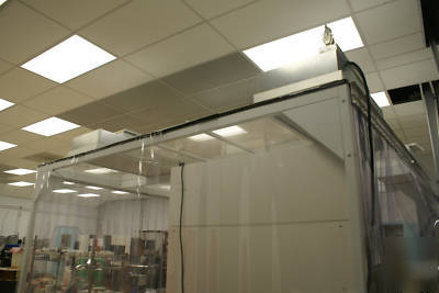 Clean room , modular, softsides, 12BY12 on wheels, hepa
