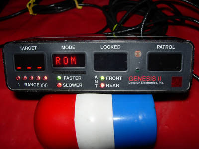 Decatur genesis ii k band police radar readout only 