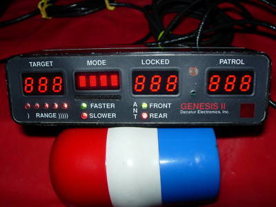 Decatur genesis ii k band police radar readout only 