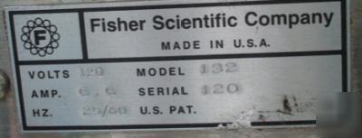 Fisher versa-bath laboratory heater volts 120 model 132