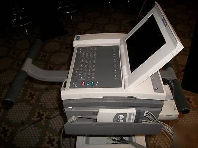 Ge mac 5000 marquette interpretive ekg~ecg w/cart exc 