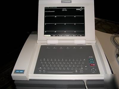 Ge mac 5000 marquette interpretive ekg~ecg w/cart exc 
