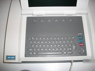 Ge mac 5000 marquette interpretive ekg~ecg w/cart exc 