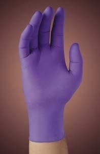 Kimberly clark microgrip purple nitrile poly: 40101-346