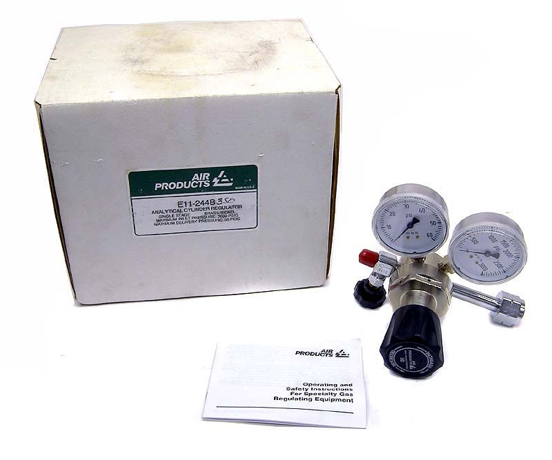 New air products analytical cylinder regulator E11-244B