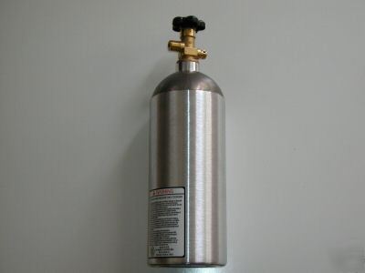 New aluminum 5 pound CO2 cylinder for homebrew beer keg