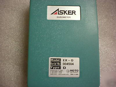 New hoto instruments--durometer--type d-- in case--(J2)