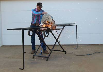 New power bench â€“ portable industrial miter saw stand