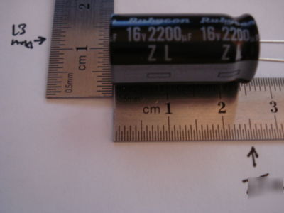New rubycon zl 16V 2200UF brand audio quality 