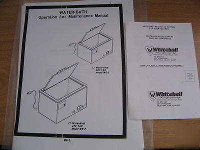 New whitehall water bath ( in box) 