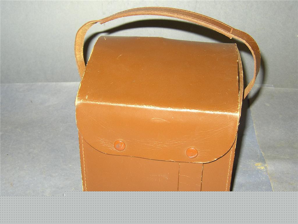 Old northern instrument test meter leather case 