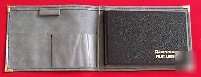 Pilot log book cover personalized