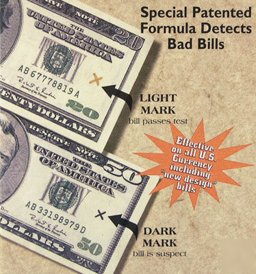 Smart money counterfeit detector pens - 3 pack