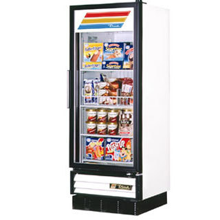 True gdm-12F glass door merchandiser, reach-in freezer,