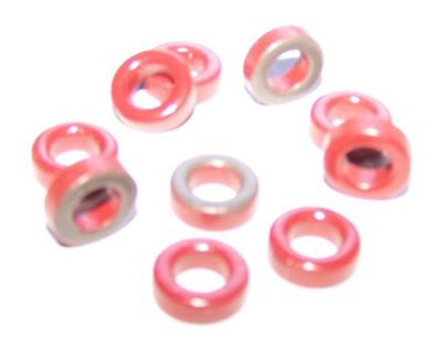 10 x T37-2 micrometals toroid hf, qrp, inductor