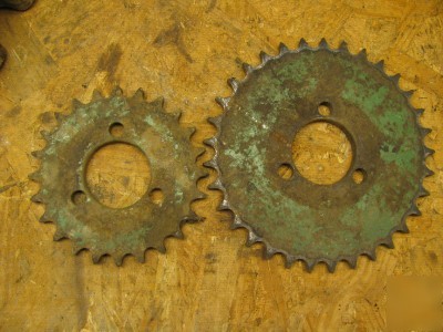 2 john deere 45 combine cylinder speed change sprockets