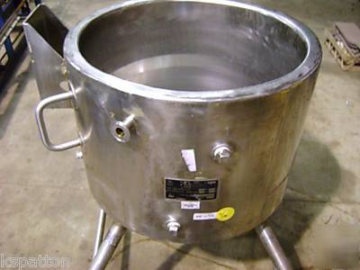 40 gallon cherry burrell stainless jacketed tank