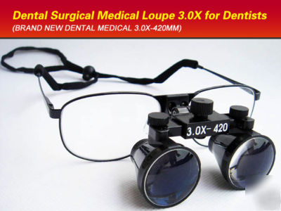 Dental surgical medical loupe 3.0X for dentists us a++
