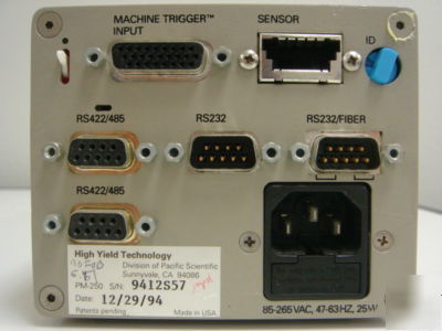 High yield technology pm-250 in-situ particle monitor 
