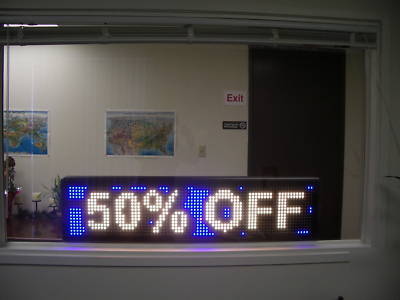 Led window sign - full color 11.5