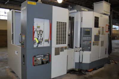 #MA400HA okuma 3-axis cnc horiz machining center #25880