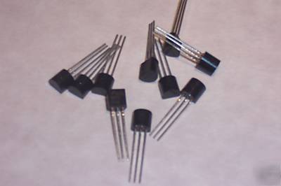 New MPSA18 low noise audio transistors qty. 10 