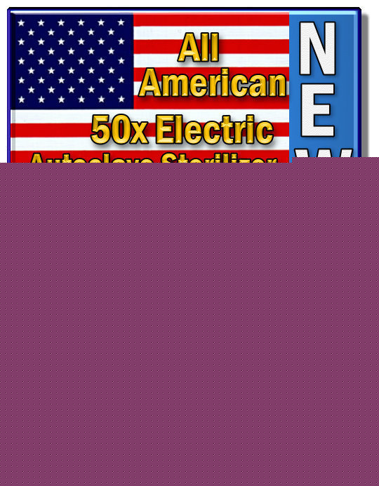 New all american 50X electric autoclave sterilizer 120V