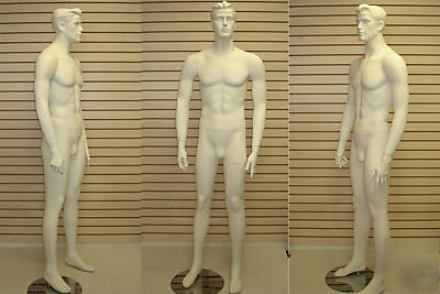New white color brand masculine male mannequin cge-7A