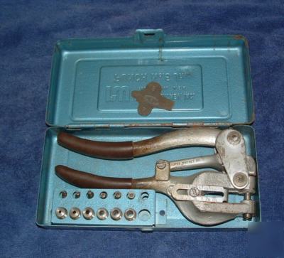 Roper whitney hand punch #5 jr. original and complete