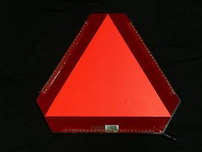 Smv safety sign with 72 red led 12V lights complete kit