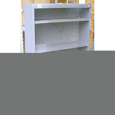 Steel bookcase storage rack