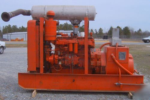  nasa backup generator allis chalmers diesel 100KW 