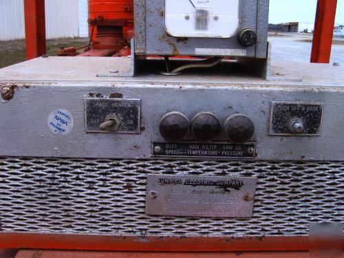  nasa backup generator allis chalmers diesel 100KW 