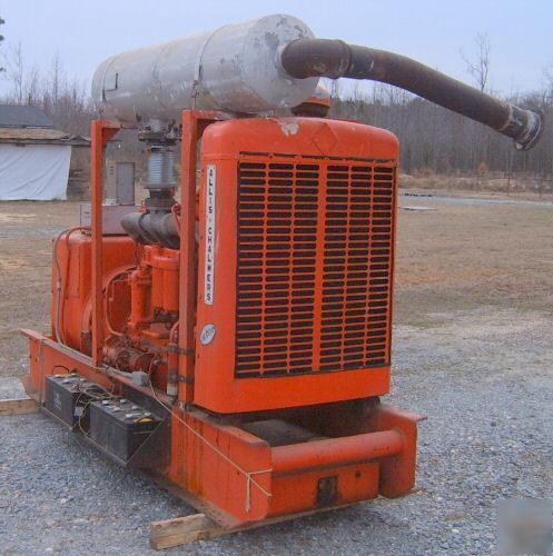 nasa backup generator allis chalmers diesel 100KW 
