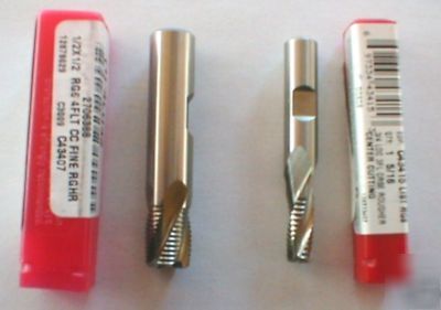  end mills, 1/2