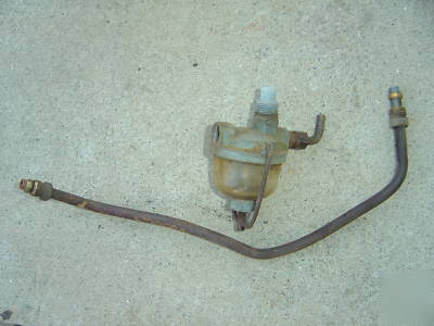 Farmall ih cub 154,185 gasoline sediment bowl and line