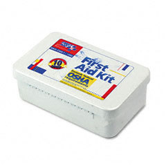 First aid only ansicompliant first aid kit with 10 uni