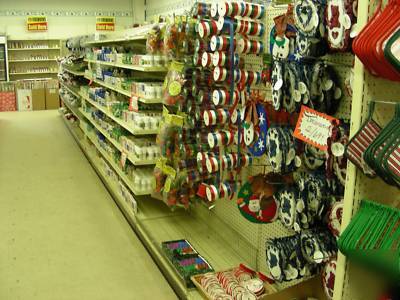 Gondola shelving shelves store display metal fixtures 