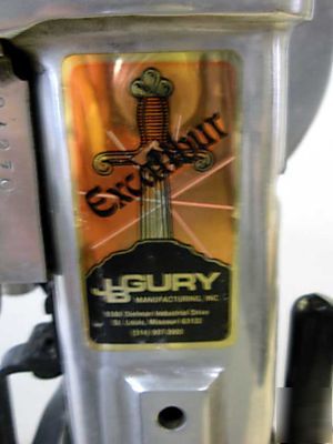 Gury mfg. inc. excalibur industrial fabric cutter