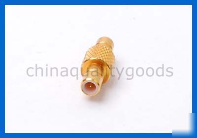 50 pcs smb male to male adapter goldplated 