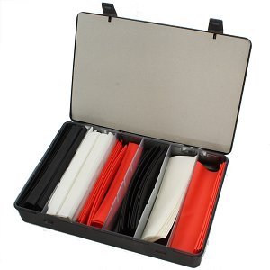 90 pc large heat shrink tubing wrap sleeves wire wrap