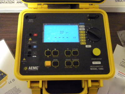 Aemc 1060 megger, insulation resistance, megohmmeter