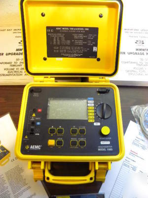 Aemc 1060 megger, insulation resistance, megohmmeter