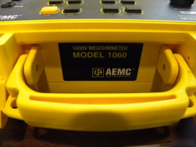 Aemc 1060 megger, insulation resistance, megohmmeter